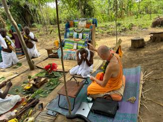 Gita Nagari (Togo) initiation 