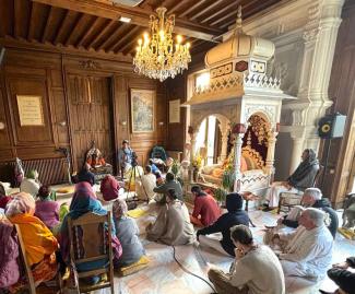 La Nouvelle Mayapur Farm community in France