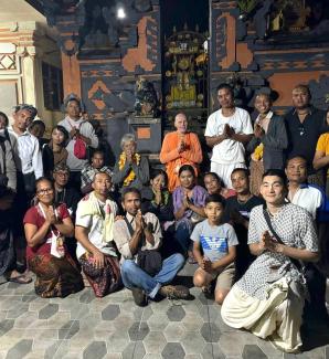 Devotees in BALI, INDONESIA